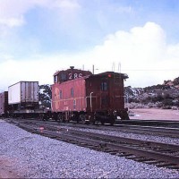 Santa Fe Caboose Brings Up the Rear