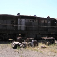 Locomotive, rolling stock and Caboose, Shellville, CA