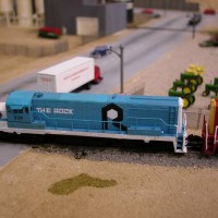 Raul Ameca's Rock Island Diesels on the Belmont Shores Club Layout