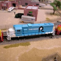 Raul Ameca's Rock Island Diesels on the Belmont Shores Club Layout