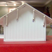 Scratchbuilt depot