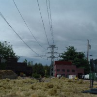 Power lines.