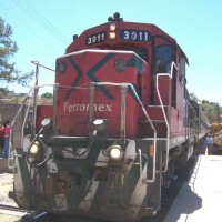Primera Express arriving at Bahuichivo