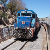 Meeting the southbound Primera Express