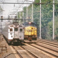 CSX Freight on the Corridor, Hosed by NJT -- May 2007