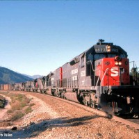 Southern Pacific Drifts Through Dike