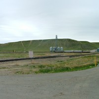 Shelby, MT's ex-GN wye to Great Falls