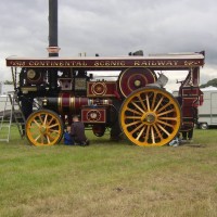 Traction engines at Chester Le Street rally