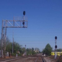 NS main looking north at Cordele interlocking