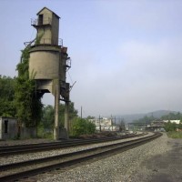 Coal tower at Ronceverte West Virginia