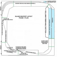 Island Seaport layout: first phase