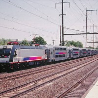 NJT Bilevel Cars -- Edison NJ June 2007
