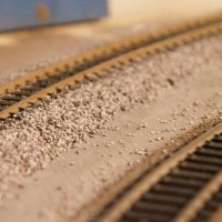 Ballast and weathered track
