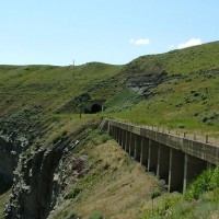 Belt Creek Tunnel 5, looking west