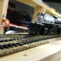 ties inserted under joints in rails