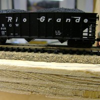 ties inserted under joints in rails