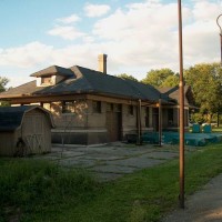 B&O Station Loveland Ohio Trackside