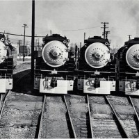 A gaggle of GS motive power