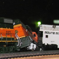 BNSF GP60s Crash