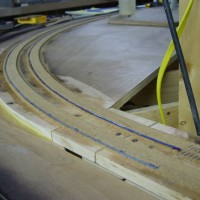 Superelevation of mainline