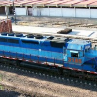 SD40-2 3185 at Zacatecas