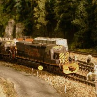 A pair of DRGW SD40T-2s hold in Jillian_BNSF Ella Taylor Sub