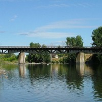 MRL bridge crossing Clark Fork River