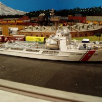 She is shown as -built without the stack that was added later