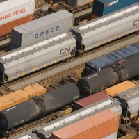 Vancouver Harbour railyard