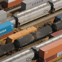 Vancouver Harbour railyard