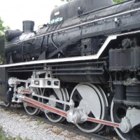 Japanese Rail D-51 222 in Yogi Park Okinawa Japan