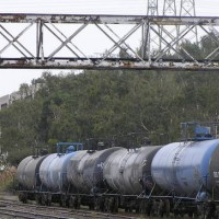 A Lot of Tank and Hopper Car Traffic