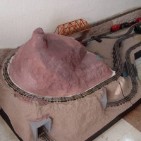 O Scale Train Layout