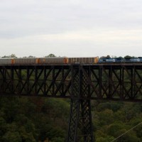 NB NS Autorack train, High Bridge KY 10-12-07