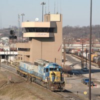 CSX2414 on Queensgate (Cincinnati) hump