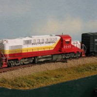first train in new scenery