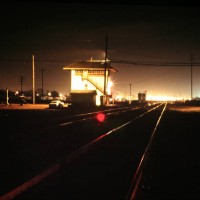 Nighttime at Stockton Tower 12/15/95