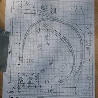 Rough Plan of Coal Branch used to transpose dimensions to plywood