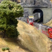 ATSF 114 (GP60M) e/b at tunnel 7