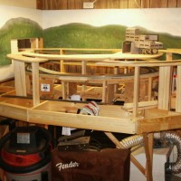 A "front on" shot of the coal branch framing.