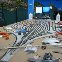 DC Z-Bend Track Yard Construction