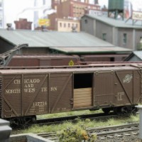 Walthers single sheath boxcar - detailled