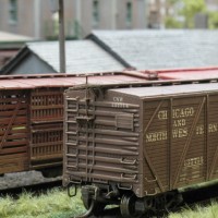 Walthers single sheath boxcar - detailled