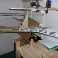 Helix Mockup, cardboard, Ladder