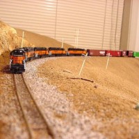 real dirt added along with ballast