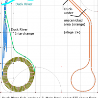 Track Plan, revision 7 : Main Deck