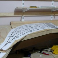 Staging Deck, sectional benchwork in place