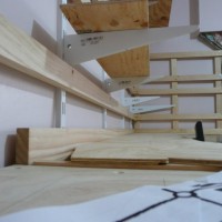 Staging Deck, sectional benchwork in place