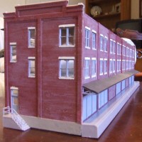 Kitbashed Walthers REA Transfer Building