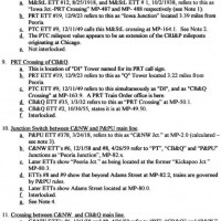 Iowa Junction, Notes2 Maps and Connections